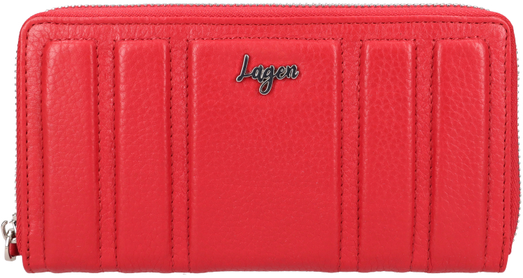 Lagen Dámská kožená peněženka BLC/5690 RED - Peněženky Kožené peněženky