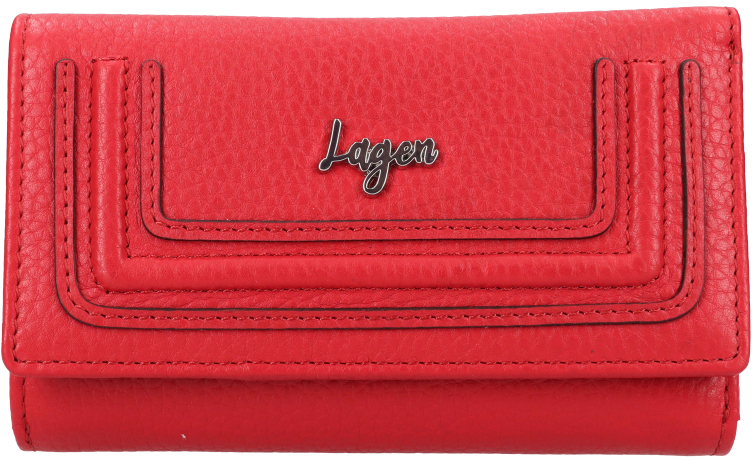 Lagen Dámská kožená peněženka BLC/5782/323 RED - Peněženky Kožené peněženky
