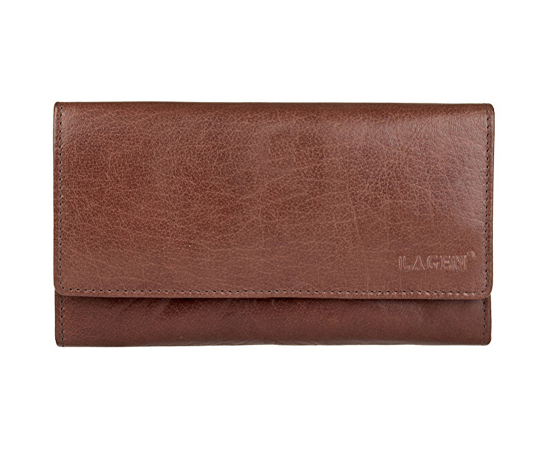 Lagen Dámská kožená peněženka V-62 Brown - Peněženky Kožené peněženky