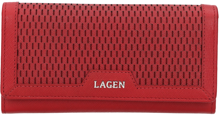 Lagen Dámská kožená peněženka BLC/5704 RED - Peněženky Kožené peněženky