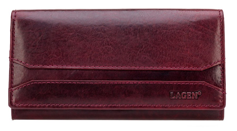 Lagen Dámská kožená peněženka W-2025/T W.Red - Peněženky Velké peněženky