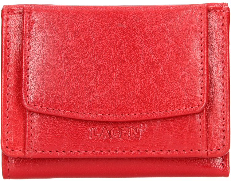 Lagen Dámská kožená peněženka W-2031 RED - Peněženky Malé peněženky