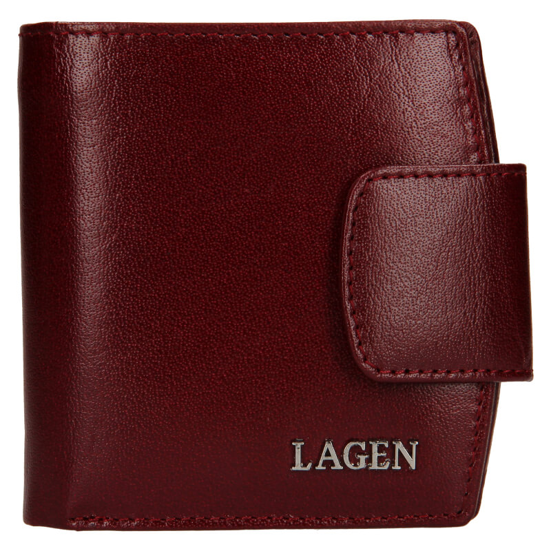 Lagen Dámská kožená peněženka 50465 Cherry - Peněženky Kožené peněženky