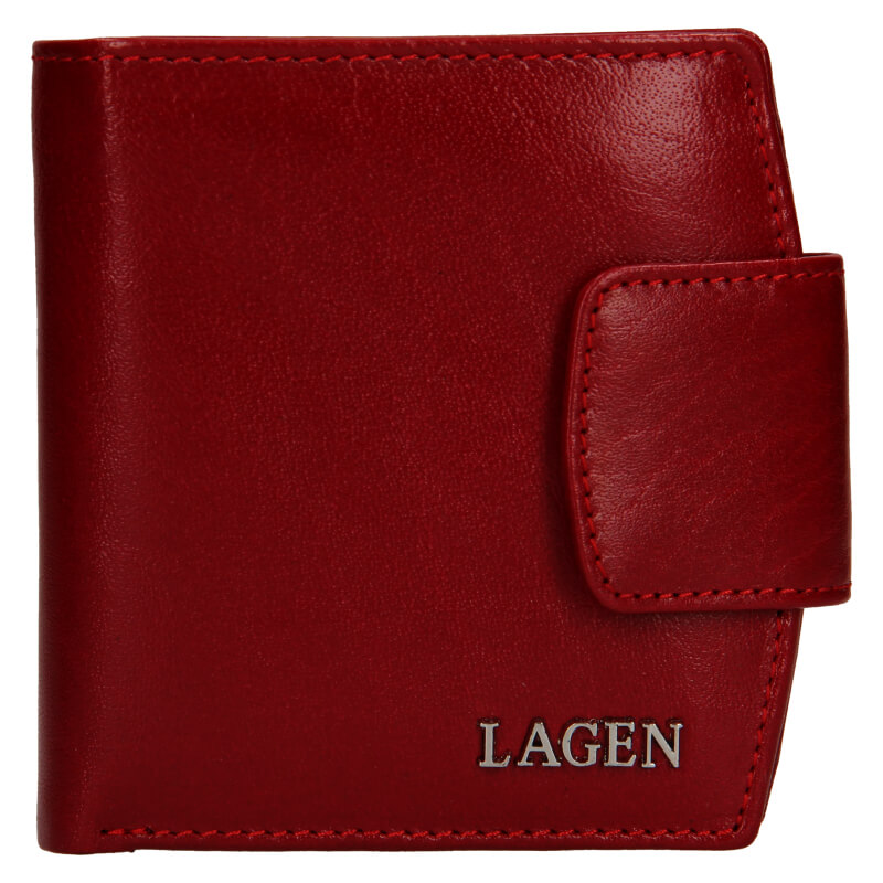 Lagen Dámská kožená peněženka 50465 Red - Peněženky Kožené peněženky