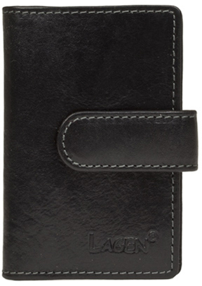 Lagen Kožená dokladovka Black 1481/T - Tašky, peněženky Dokladovky