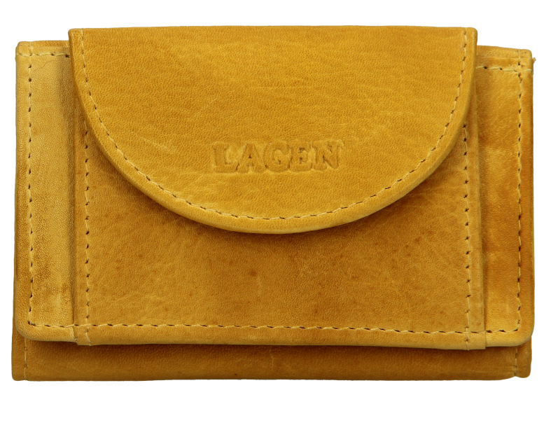 Lagen Dámská kožená mini peněženka 2030/D Yellow - Peněženky Kožené peněženky