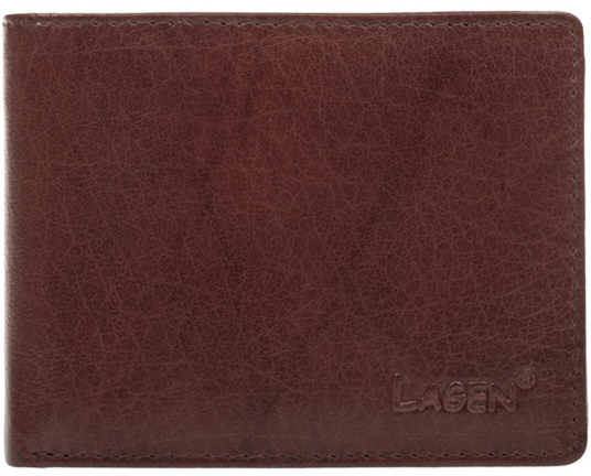 Lagen Pánská kožená peněženka 02310008 BRN - Peněženky Elegantní peněženky
