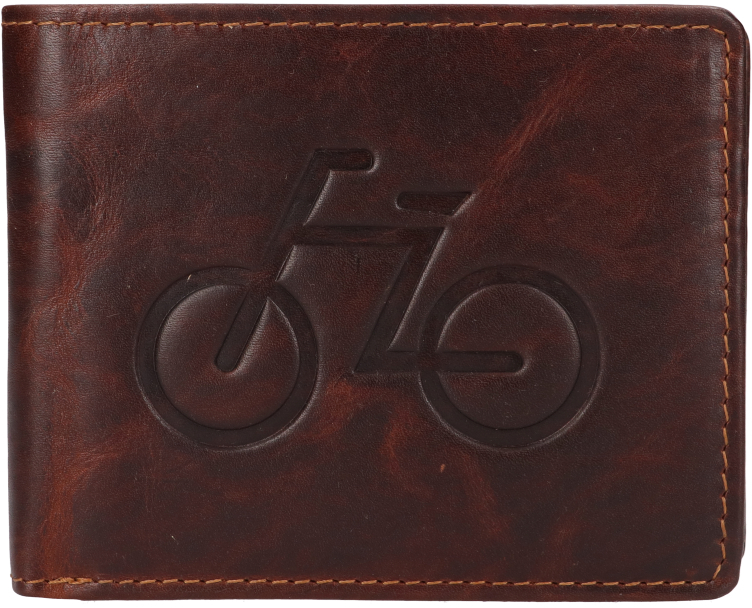 Lagen Pánská kožená peněženka 66-6535/M BRN BICYCLE
