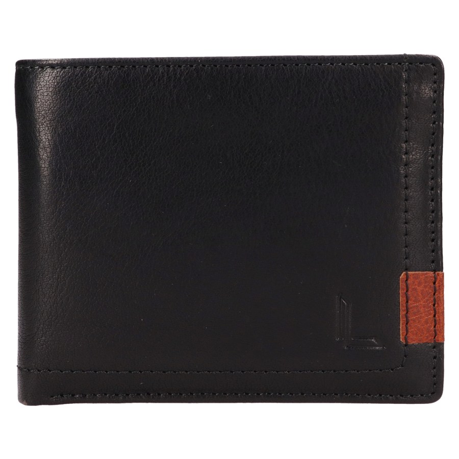 Lagen Pánská kožená peněženka BX003Z BLK - Peněženky Elegantní peněženky
