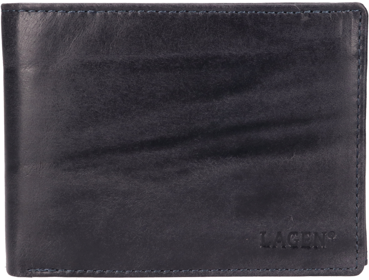Lagen Pánská kožená peněženka LG-2111 GREY - Peněženky Elegantní peněženky