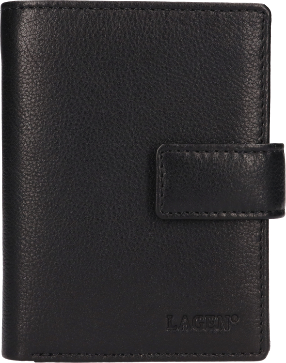 Lagen Pánská kožená peněženka LG-2149/L BLK - Peněženky Elegantní peněženky
