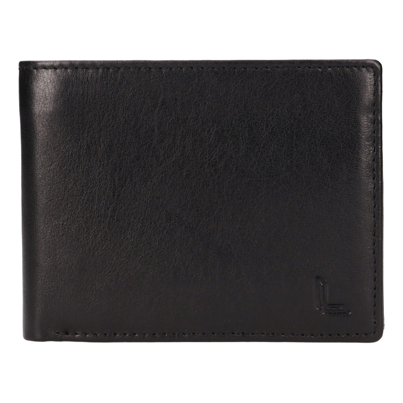 Lagen Pánská kožená peněženka LG-7648 BLK - Peněženky Elegantní peněženky