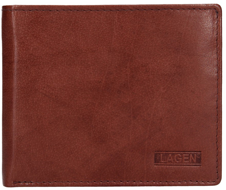 Lagen Pánská kožená peněženka W-8154 BRN - Peněženky Elegantní peněženky