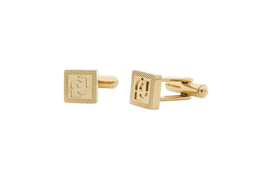 Liu Jo Pozlacené manžetové knoflíčky z&nbsp;oceli MLJ690 - Stylové doplňky Manžetové knoflíčky