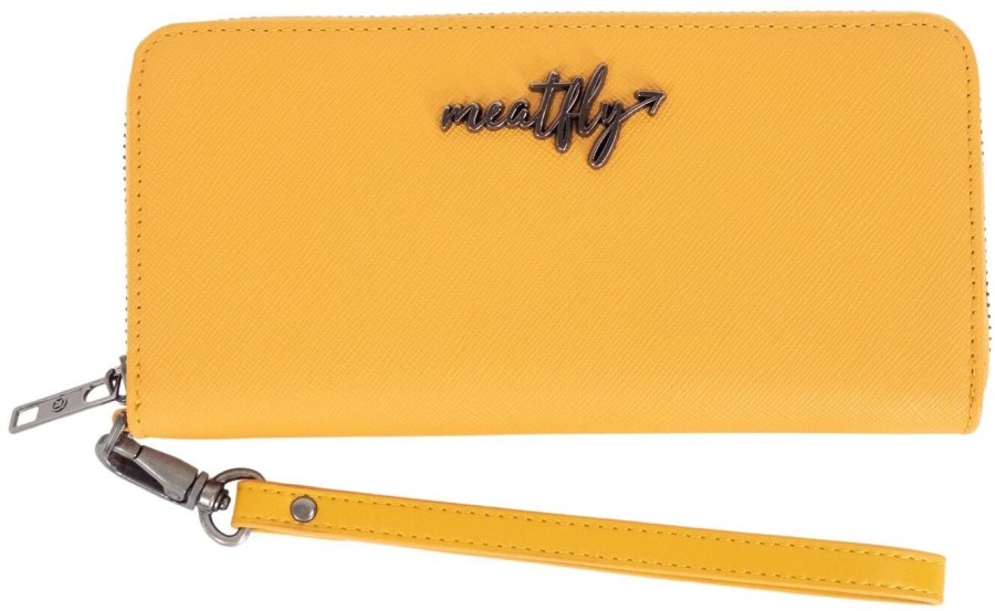 Meatfly Dámská kožená peněženka Leila Yellow