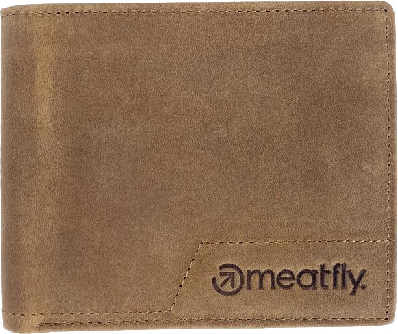 Meatfly Pánská kožená peněženka Eliot Premium Oak