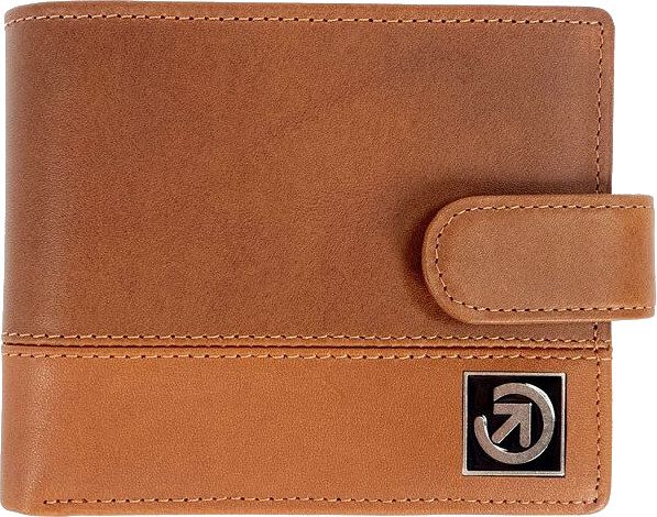 Meatfly Pánská kožená peněženka Nathan Premium Brown - Peněženky Elegantní peněženky