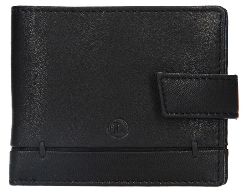 Lagen Pánská kožená peněženka BLC/4139 BLK - Peněženky Kožené peněženky