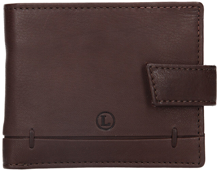 Lagen Pánská kožená peněženka BLC/4139 BRN - Peněženky Kožené peněženky