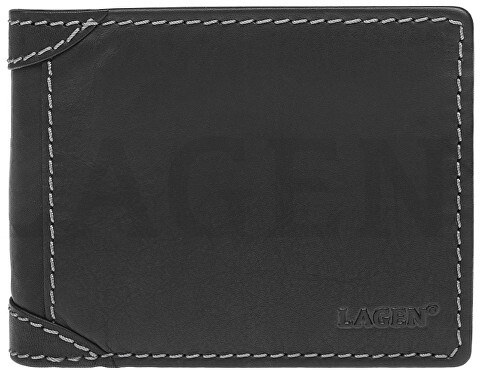 Lagen Pánská kožená peněženka 511462 BLK - Peněženky Kožené peněženky