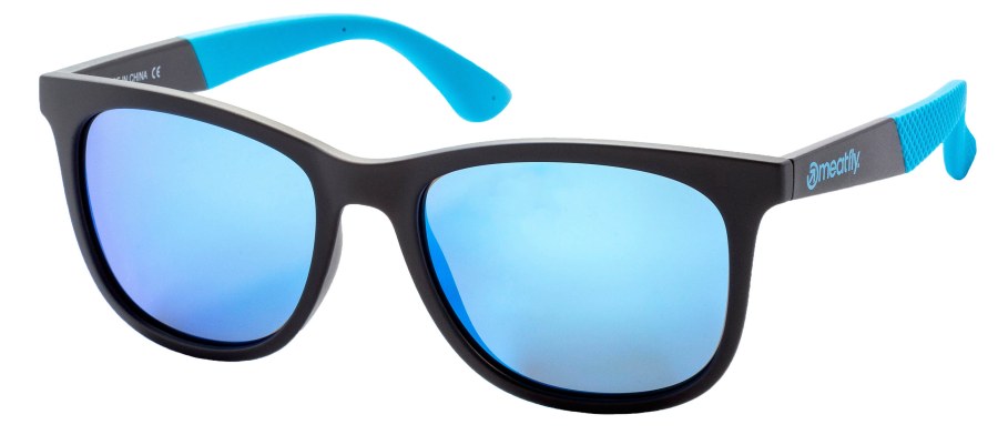 Meatfly Polarizační brýle Clutch 2 Black / Blue - Sluneční brýle