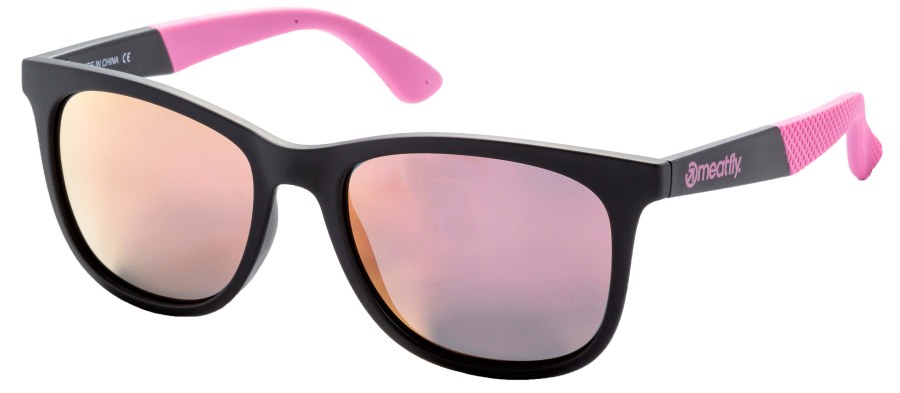 Meatfly Polarizační brýle Clutch 2 Black / Pink - Sluneční brýle
