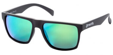Meatfly Polarizační brýle Trigger 2 Black Matt / Green - Sluneční brýle