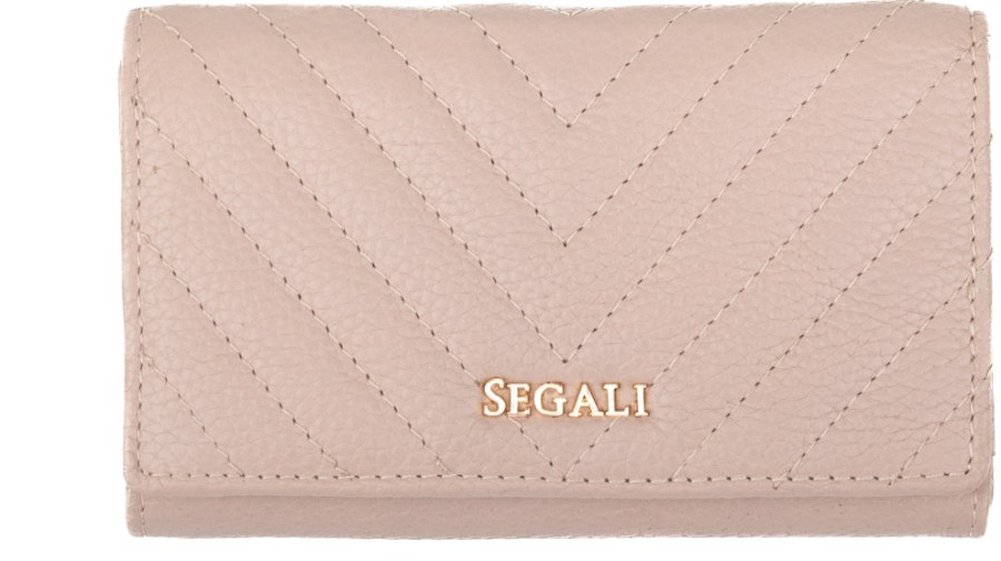 SEGALI Dámská kožená peněženka 50512 lt.pink - Peněženky Kožené peněženky