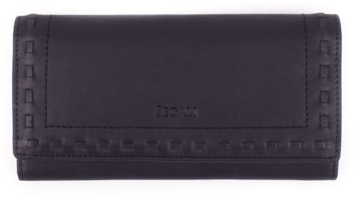SEGALI Dámská kožená peněženka 7052 black - Peněženky Kožené peněženky
