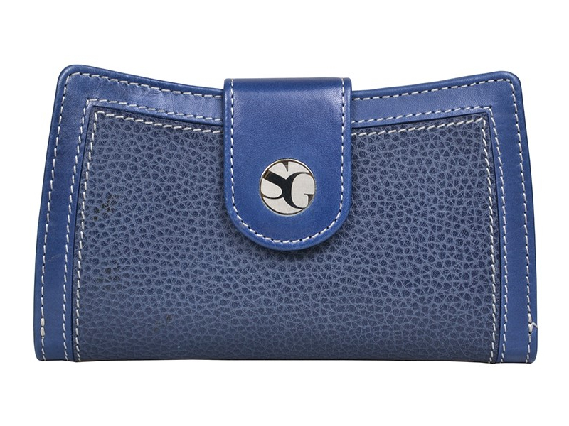 SEGALI Dámská kožená peněženka 7053 blue - Peněženky Kožené peněženky