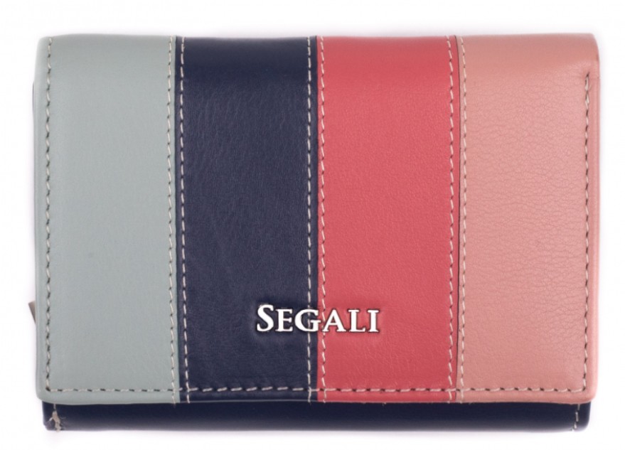 SEGALI Dámská kožená peněženka 7406 multi - Peněženky Kožené peněženky