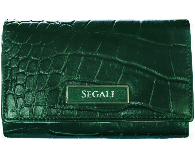 SEGALI Dámská kožená peněženka 910 19 704 green - Peněženky Kožené peněženky