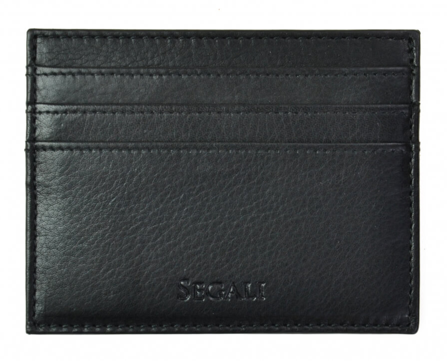 SEGALI Dokladovka kožená 19 black - Tašky, peněženky Dokladovky