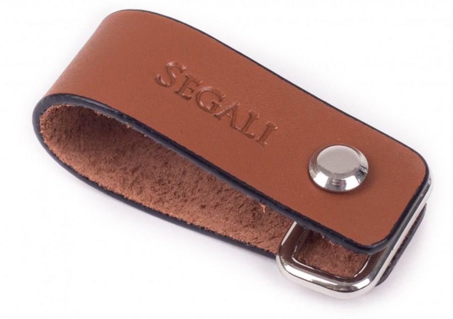 SEGALI Kožená klíčenka 7298 Brown - Tašky, peněženky Klíčenky