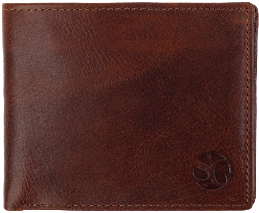 SEGALI Pánská kožená peněženka 1036 brown - Peněženky Kožené peněženky