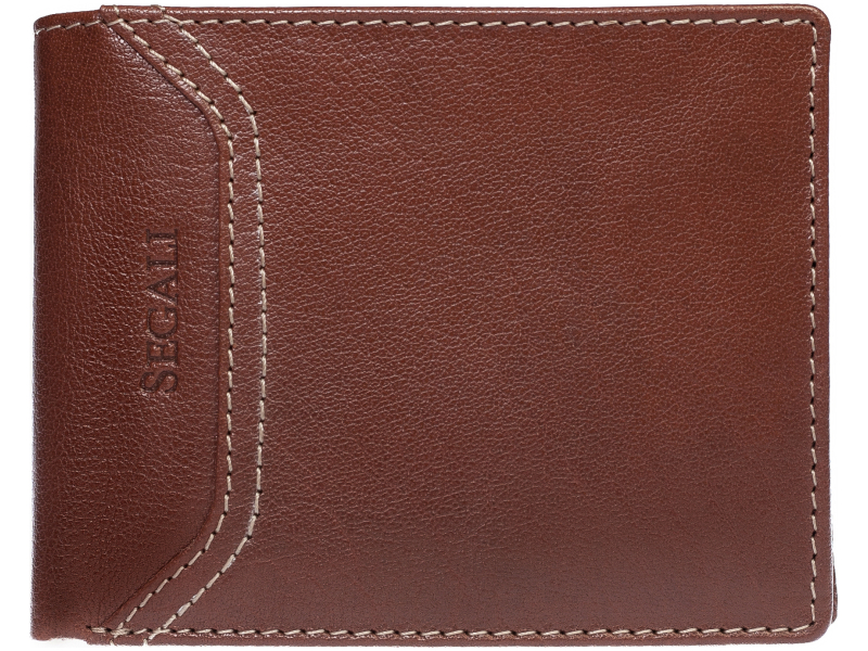 SEGALI Pánská kožená peněženka 70079 dark cognac - Peněženky Kožené peněženky