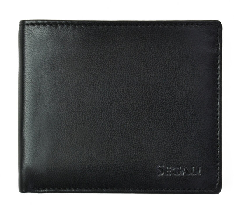 SEGALI Pánská kožená peněženka 7479 black - Peněženky Kožené peněženky