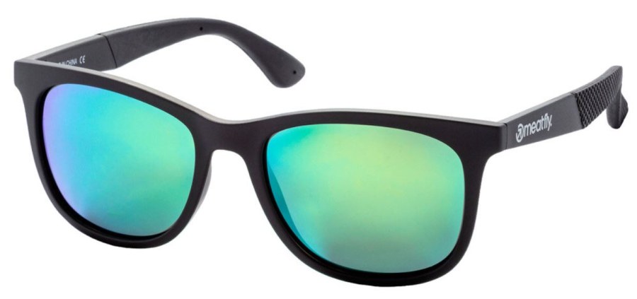 Meatfly Polarizační brýle Clutch 2 Sunglasses - S19, D - Black - Sluneční brýle