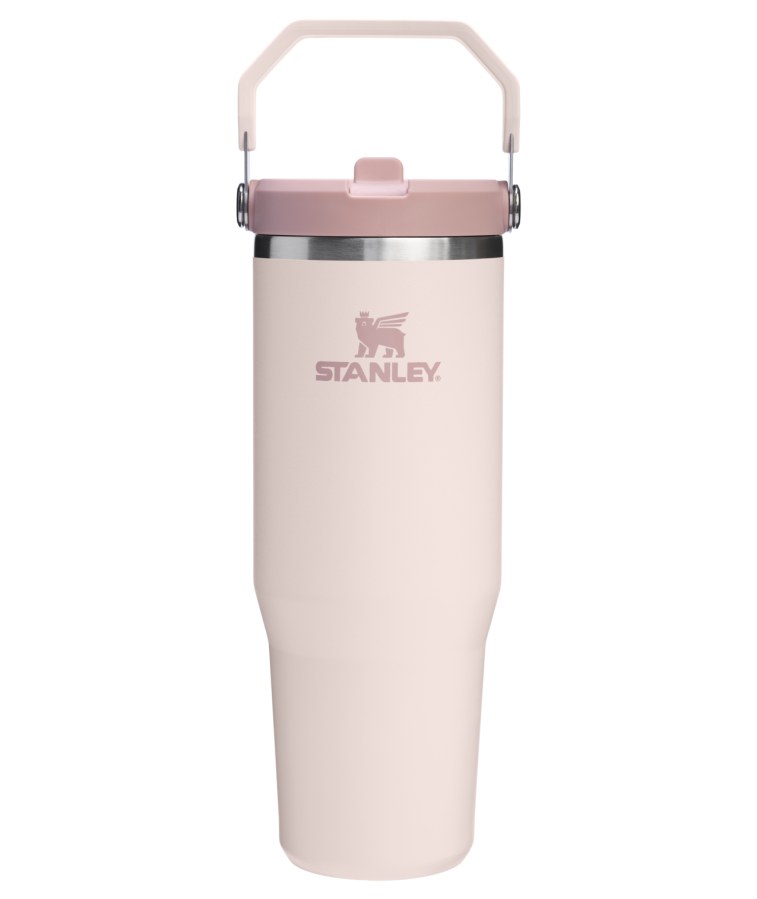 Stanley 1913 Termoláhev s&nbsp;integrovanou slámkou The IceFlow™ Tumbler 890 ml Rose Quartz