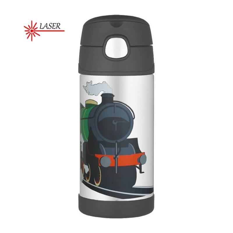 Thermos Dětská termoska s&nbsp;brčkem - vlak - Stylové doplňky Láhve na pití a&nbsp;termosky