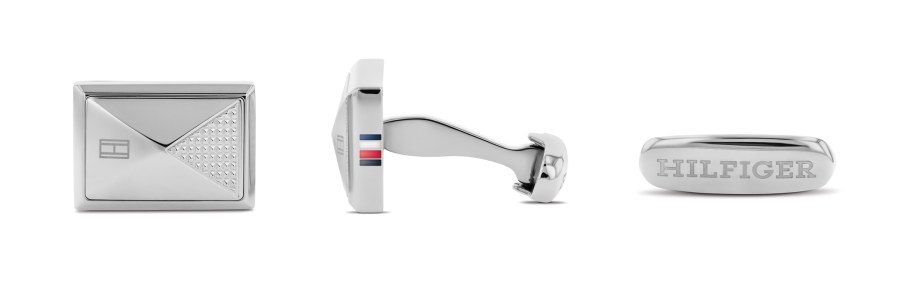 Tommy Hilfiger Ocelové manžetové knoflíčky Geometric 2790569 Tommy Hilfiger Ocelové manžetové knoflíčky Geometric 2790569 - Manžetové knoflíčky