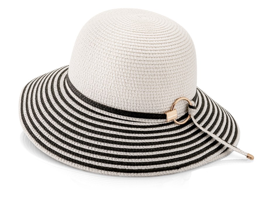 Verde Dámský klobouk 05-730 white - Čepice, čelenky Klobouky Letní klobouky