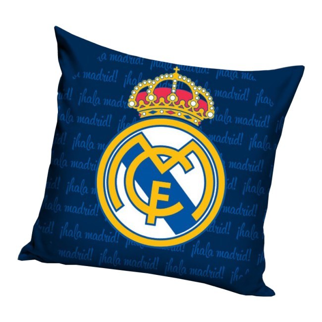 Polštářek Real Madrid Blue Letters - Real Madrid Povlečení a polštáře