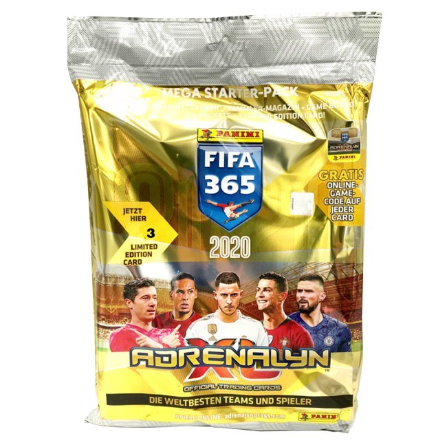 Mega Starter Pack fotbalových kartiček Panini Adrenalyn XL Fifa 365 - 2020 - Fanshop Kartičky
