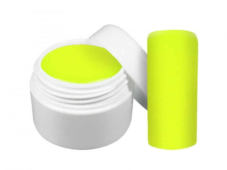 UV gel barevný neon žlutý 5 ml - Péče o ruce Barevné UV gely Neonové a pastelové barevné UV gely