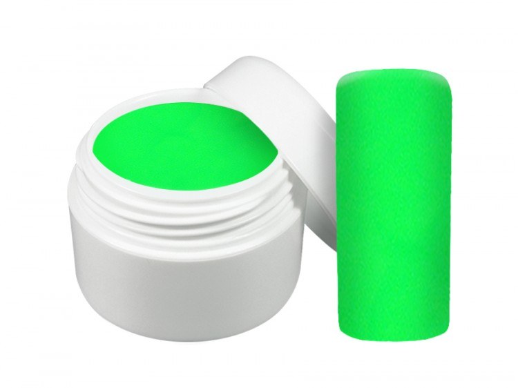 UV gel barevný neon zelený 5 ml - Péče o ruce Barevné UV gely Neonové a pastelové barevné UV gely