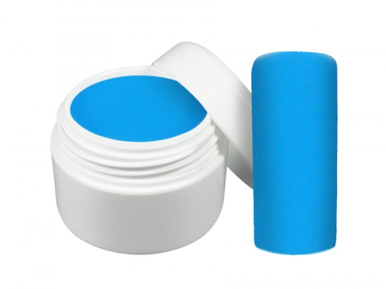 UV gel barevný neon modrý 5 ml - Péče o ruce Barevné UV gely Neonové a pastelové barevné UV gely