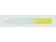 Skleněný barevný pilník 90/2 mm barva žlutá