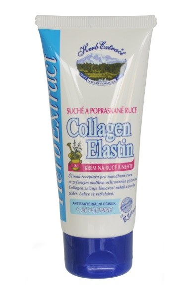 Herb Extract Krém na ruce Collagen Elastin s glycerinem 100 ml 