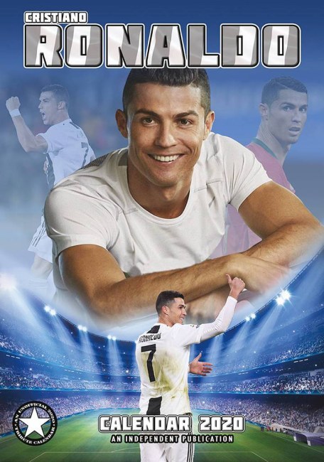 Nástěnný kalendář Cristiano Ronaldo 2020 - Národní týmy Kalendáře